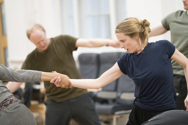 Photo Flash: In Rehearsal with Suranne Jones and the Cast of FROZEN Image