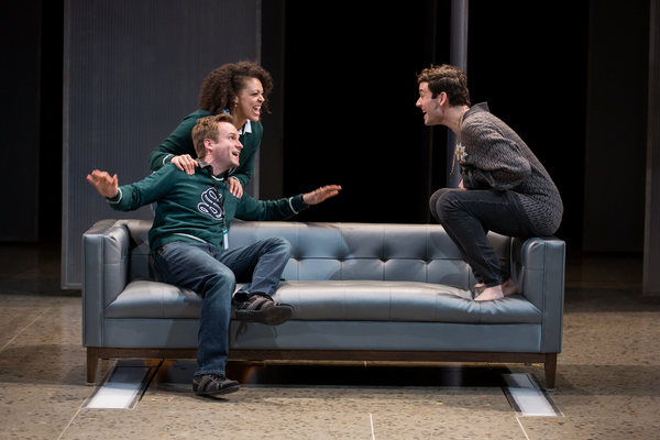 Ryan Spahn, Kelsey Rainwater and Michael Urie  Photo