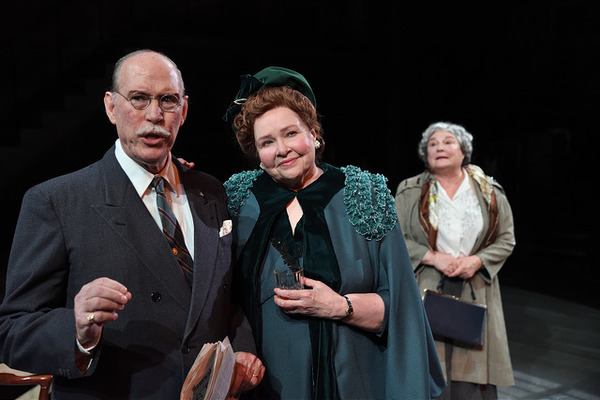 Left to right: Timothy Crowe as Ellsworth, Janice Duclos as Winifred, and Anne Scurri Photo