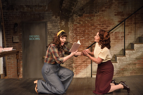 Left to right Rachael Warren as Grace, Phyllis Kay as Celeste in Into the Breeches! d Photo