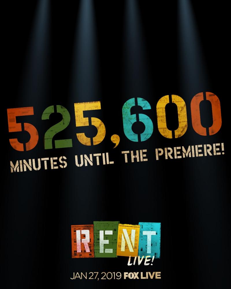 How Do You Measure the Year Until RENT Live? Just 525,600 Minutes to Go! Image