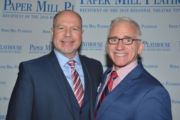 Todd Schmidt (Paper Mill Playhouse Managing Director) and Mark S. Hoebee Photo