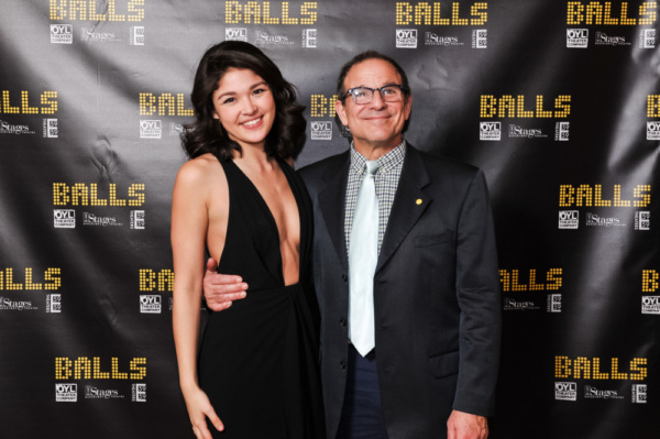 BALLS' own Billie Jean King and Bobby Riggs (actors Ellen Tamaki and Donald Corren) c Photo