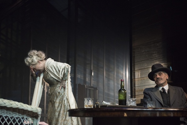 Jeremy Irons as James Tyrone and Lesley Manville as Mary Tyrone Photo