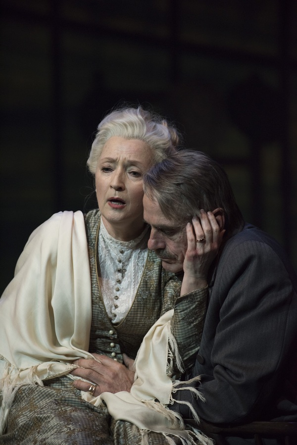 Jeremy Irons as James Tyrone and Lesley Manville as Mary Tyrone Photo