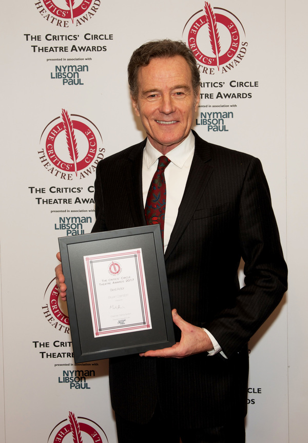 Photo Flash: HAMILTON, Bryan Cranston, and More Win Big at Critics' Circle Awards Image