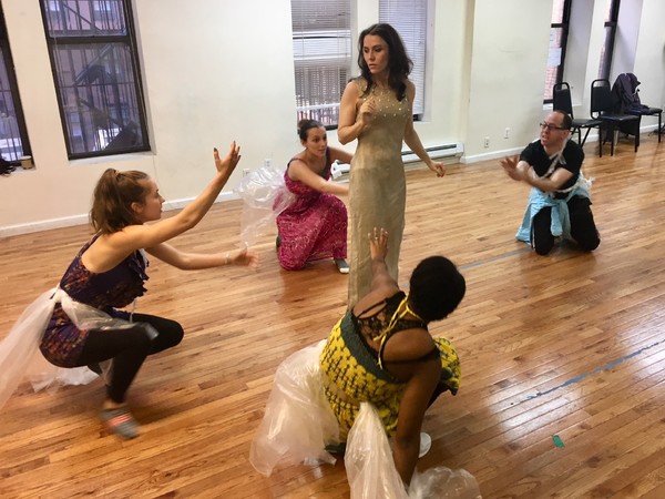 Photo Flash: Inside Rehearsal for Frog & Peach Theatre Company's A MIDSUMMER NIGHT'S DREAM Image