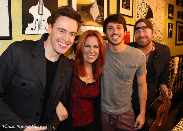 Erich Bergen, Victoria Shaw, Morgan Evans, Lee Brice Photo