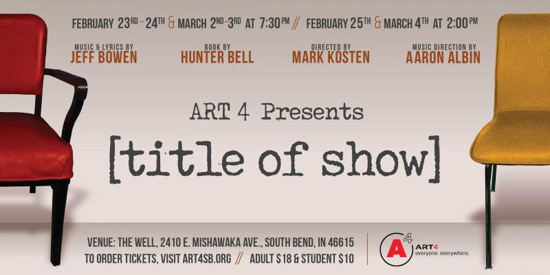 Feature: [TITLE OF SHOW] at Art 4 Image