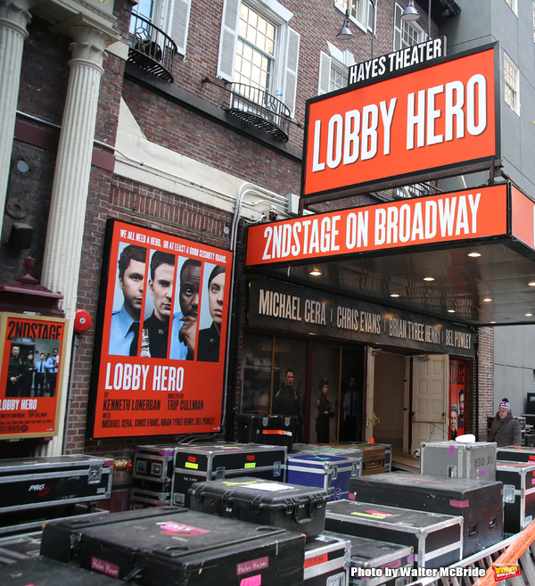 Up on the Marquee: The Helen Hayes Theatre is Back with LOBBY HERO! Image