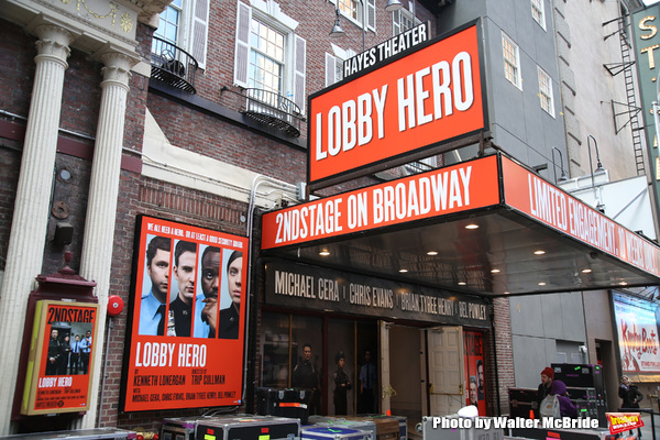Up on the Marquee: The Helen Hayes Theatre is Back with LOBBY HERO! Image