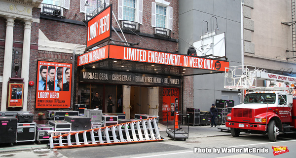 Up on the Marquee: The Helen Hayes Theatre is Back with LOBBY HERO! Image