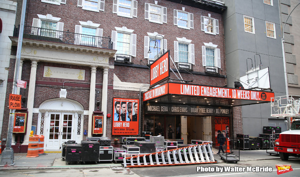 Up on the Marquee: The Helen Hayes Theatre is Back with LOBBY HERO! Image
