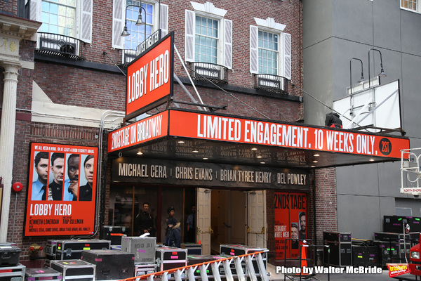 Up on the Marquee: The Helen Hayes Theatre is Back with LOBBY HERO! Image