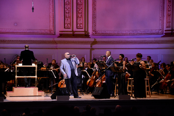 Steven Reineke, James Monroe Iglehart, James McElroy, Anastasia Talley and Crystal Mo Photo