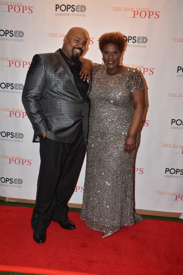 James Monroe Iglehart and Capathia Jenkins Photo