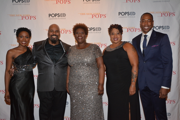 Anastasia Talley, James Monroe Iglehart, Capathia Jenkins, Crystal Monee Hall and Mic Photo