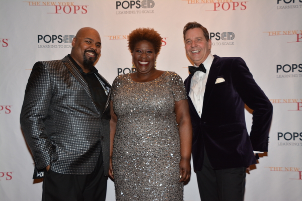 James Monroe Iglehart, Capathia Jenkins and Steven Reineke Photo