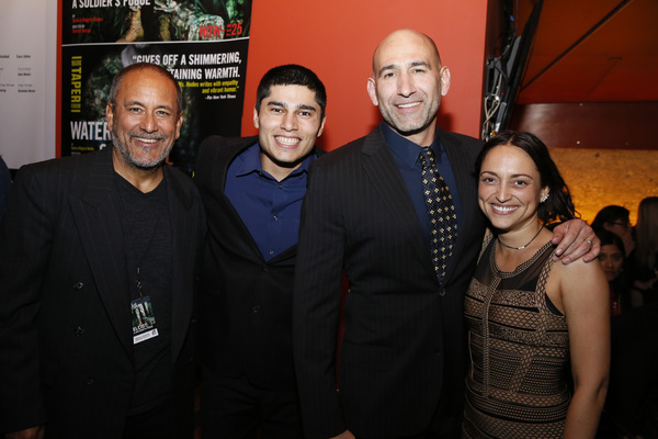 From left, cast members RubÃ©n Garfias, Peter Mendoza, Jason Manuel OlazÃ¡bal and Photo