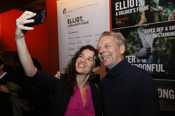 Playwright Quiara AlegrÃ­a Hudes and Center Theatre Group Artistic Director Michael Photo