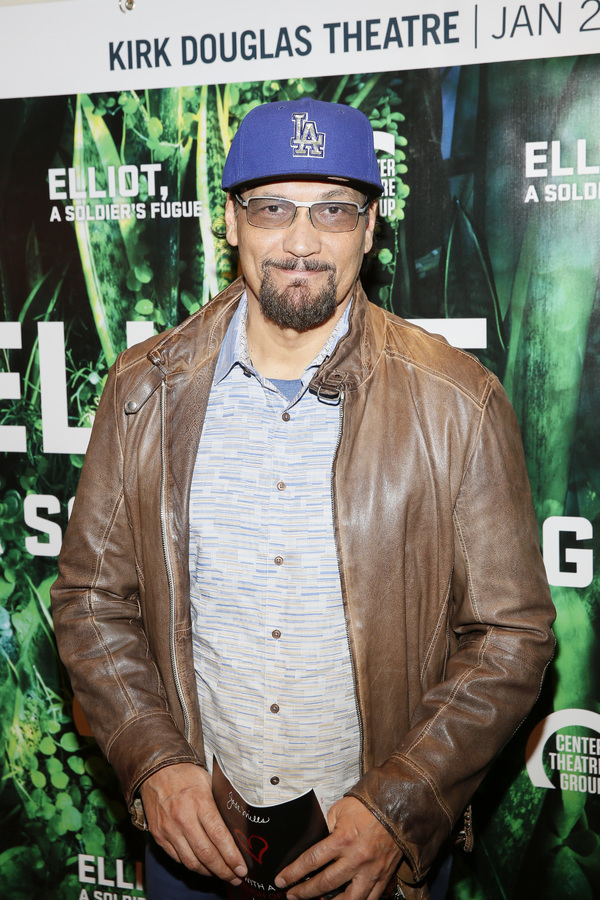 Actor Jimmy Smits attends the opening night performance of â€�"Elliot, A Soldierâ Photo