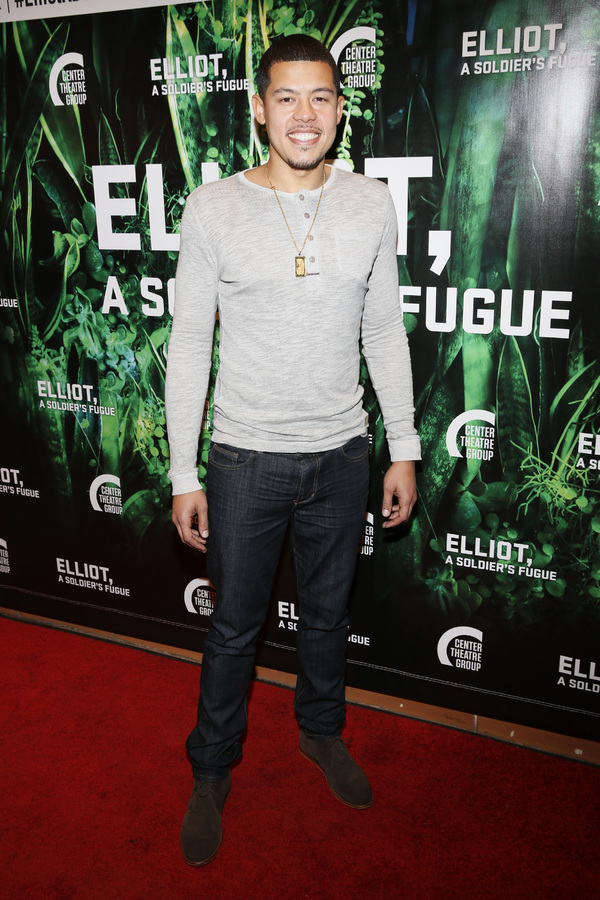 Elliot Ruiz attends the opening night performance of â€œElliot, A Soldierâ€™ Photo