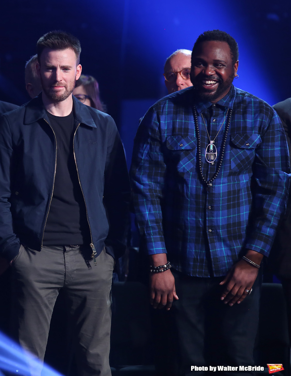 Chris Evans and Brian Tyree Henry  Photo