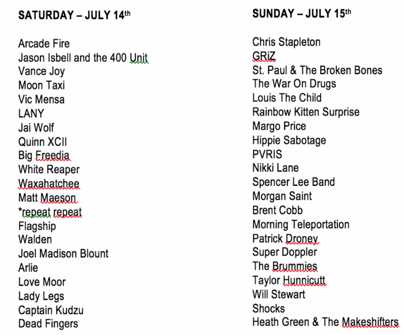 Sloss Music & Arts Festival Announces 2018 Lineup Image