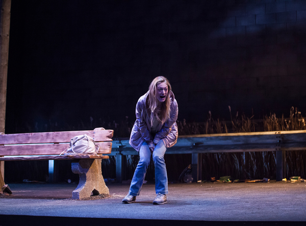 Marin Ireland stars in "Ironbound" at the Geffen Playhouse. Photo by Chris Whitaker.
 Photo