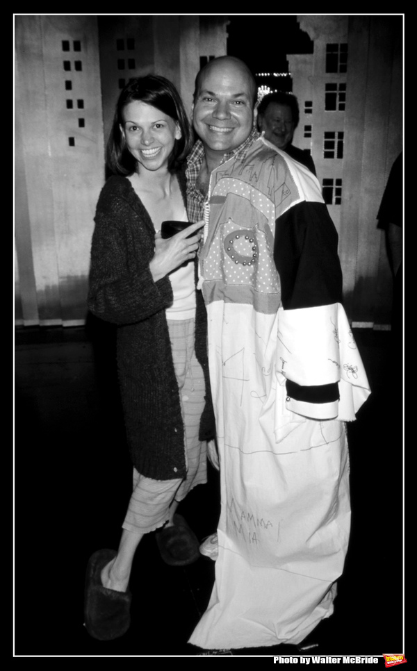SUTTON FOSTER and CASEY NIKOLAW during the Gypsy Robe Ceremony Opening for 