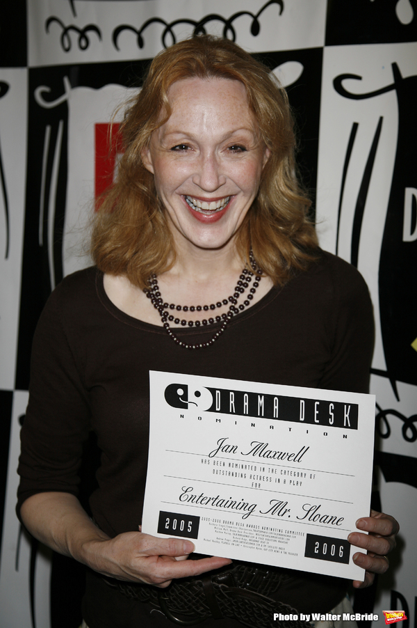 Jan Maxwell ( ENTERTAINING MR. SLOANE )
Attending the Official Drama Desk Cocktail Re Photo
