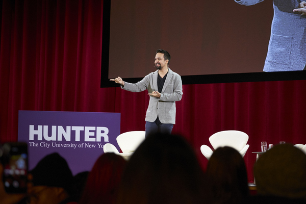 Photo Flash: Lin-Manuel Miranda Joins Bill and Melinda Gates for Conversation at Hunter College Image