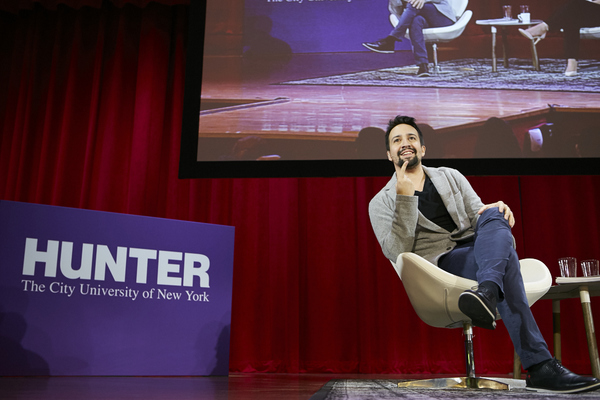 Photo Flash: Lin-Manuel Miranda Joins Bill and Melinda Gates for Conversation at Hunter College Image