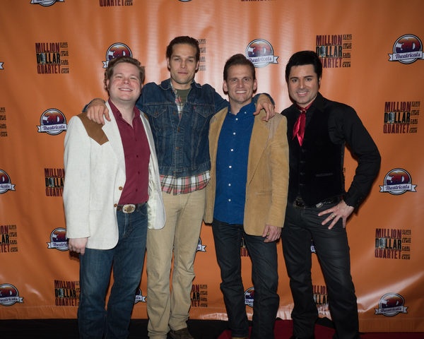 Photo Coverage: Curtain Call And Press Night Celebration Of 3D Theatricals' MILLION DOLLAR QUARTET 