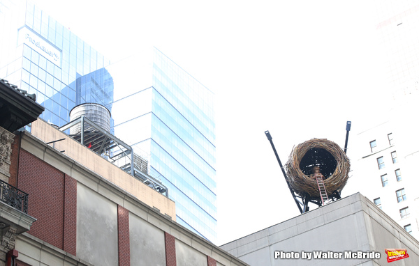Photo Coverage: Just Like Magic! The HARRY POTTER AND THE CURSED CHILD Marquee Gets Installed! Image