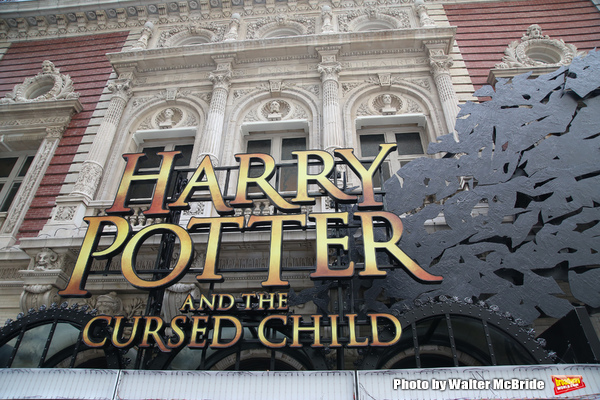 Photo Coverage: Just Like Magic! The HARRY POTTER AND THE CURSED CHILD Marquee Gets Installed! Image