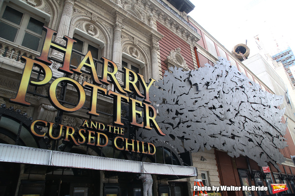 Photo Coverage: Just Like Magic! The HARRY POTTER AND THE CURSED CHILD Marquee Gets Installed! Image
