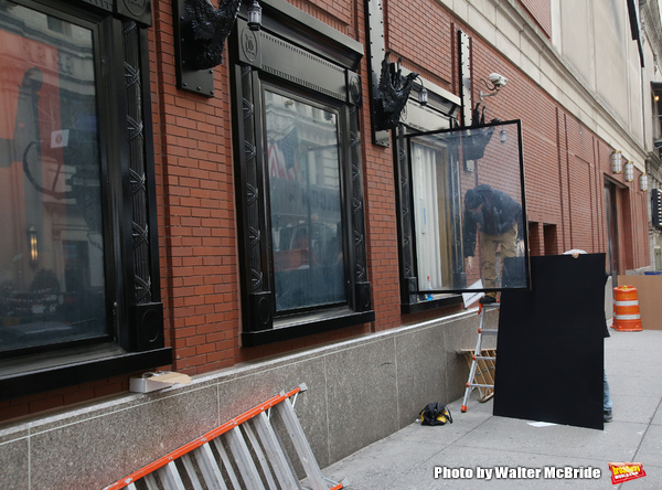 Photo Coverage: Just Like Magic! The HARRY POTTER AND THE CURSED CHILD Marquee Gets Installed! Image
