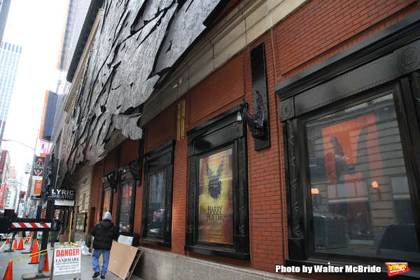 Photo Coverage: Just Like Magic! The HARRY POTTER AND THE CURSED CHILD Marquee Gets Installed! Image