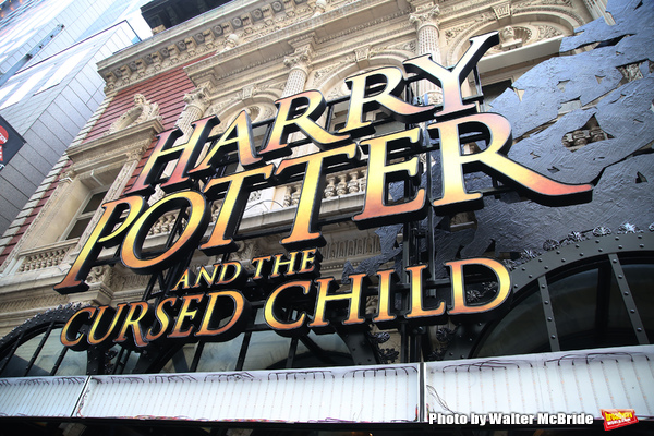Photo Coverage: Just Like Magic! The HARRY POTTER AND THE CURSED CHILD Marquee Gets Installed! Image