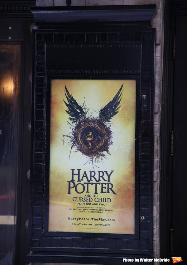Photo Coverage: Just Like Magic! The HARRY POTTER AND THE CURSED CHILD Marquee Gets Installed! Image