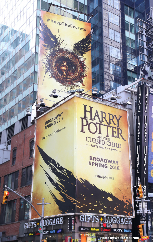 Photo Coverage: Just Like Magic! The HARRY POTTER AND THE CURSED CHILD Marquee Gets Installed! Image