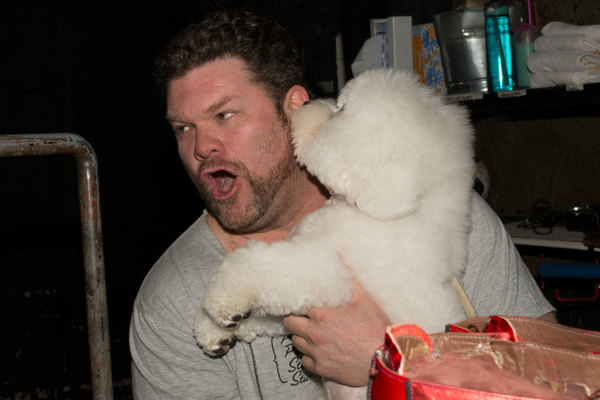 Photo Flash: KINKY BOOTS Welcomes Flynn the Bichon Frise to Broadway Image