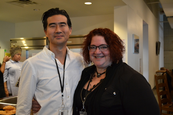 Ryun Yu (Gordon Hirabayashi) and Director Jessica Kubzansky Photo