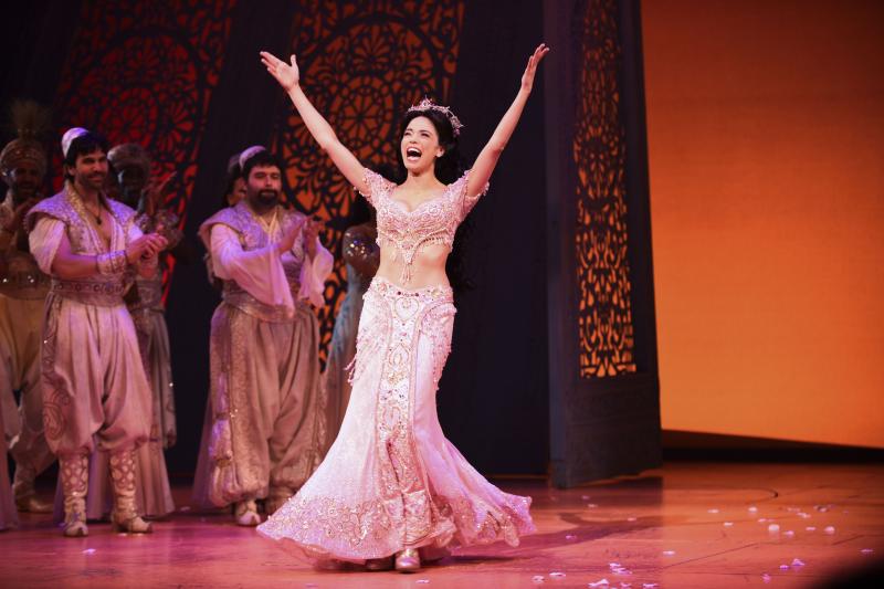 Photo Flash: Arielle Jacobs Takes Princess-Perfect First Bows in ALADDIN on Broadway!  Image