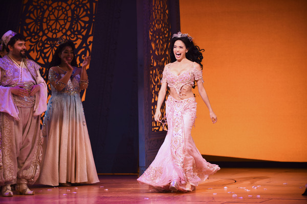 Photo Flash: Arielle Jacobs Takes Princess-Perfect First Bows in ALADDIN on Broadway! Image
