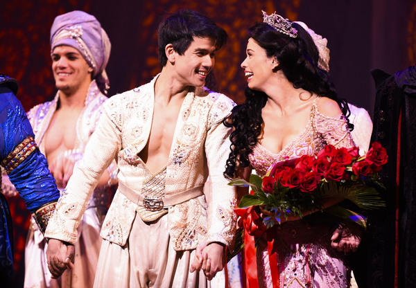 Photo Flash: Arielle Jacobs Takes Princess-Perfect First Bows in ALADDIN on Broadway!  Image