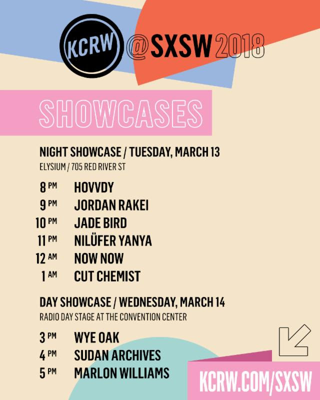 KCRW Announces Lineup For 2018 SXSW Showcases Image