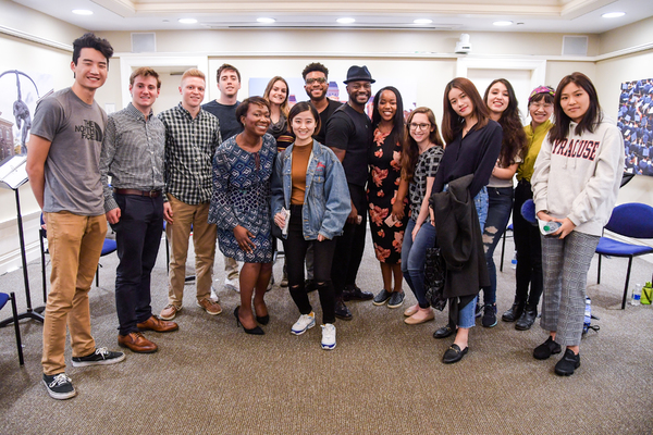 Photo Flash: Syracuse University Celebrates Alumnus Taye Diggs with NYC Reading Image