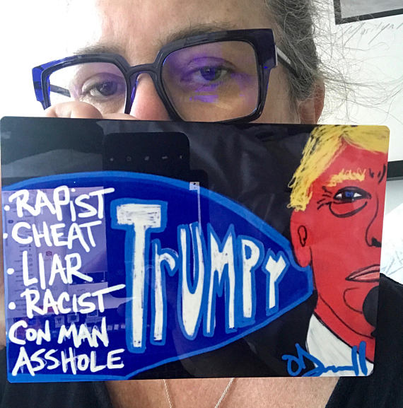 Rosie O'Donnell Sells Out Anti-Trump Art On Her Etsy Page  Image